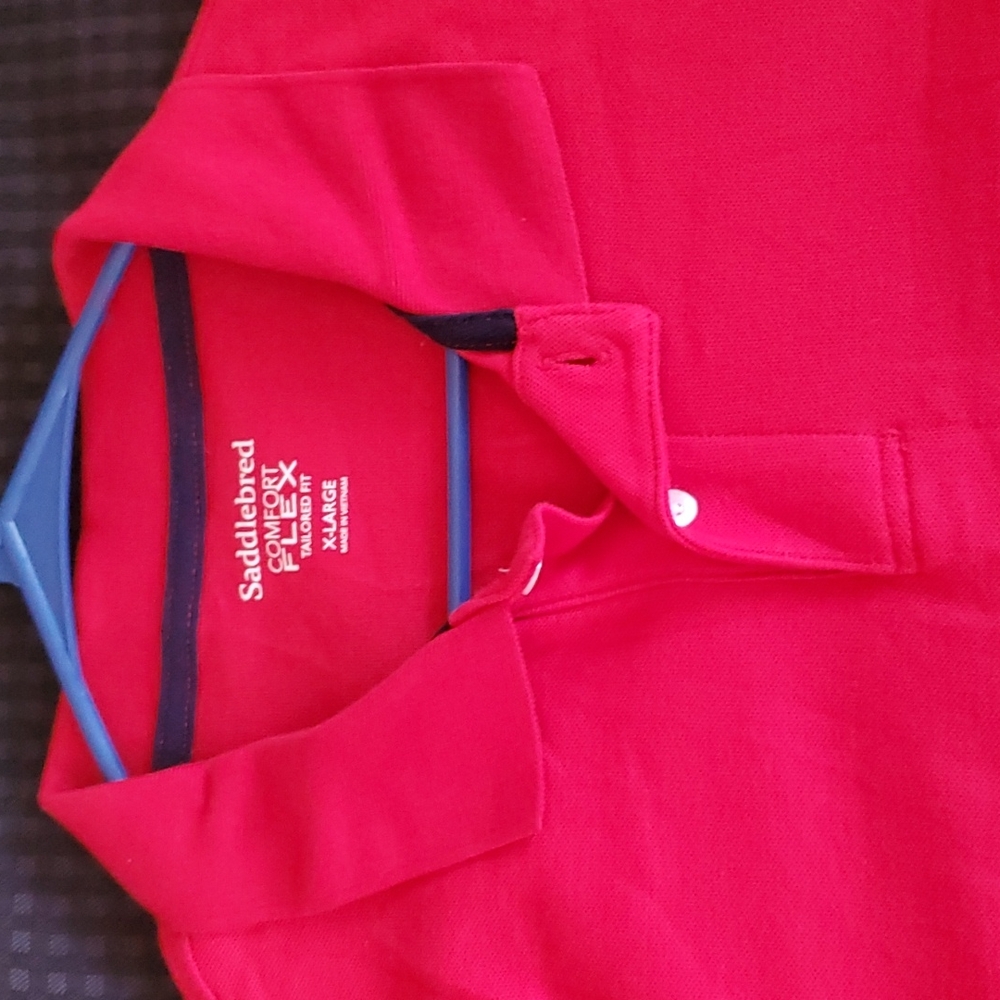 Saddlebred Comfort Flex, red , tailored fit, size XL